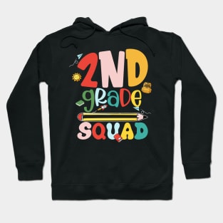 2nd Grade Squad Second Teacher Student Team Back To School Hoodie